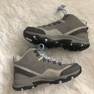 New Skechers Size 7 Women’s Gray Rocky Mountain Hiker Shoes
